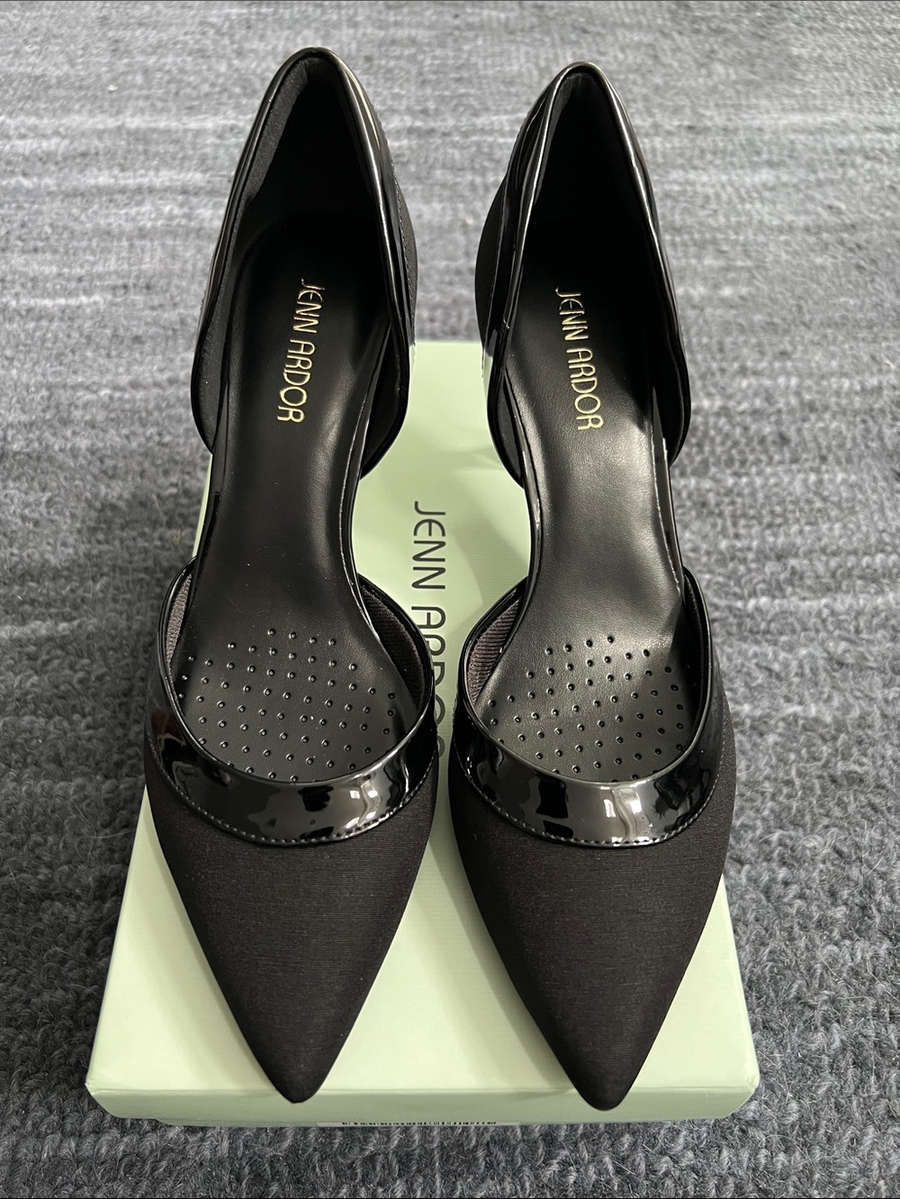 NEW Jenn Ardor Black Pointed D'Orsay Pumps - 7